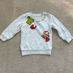 Toddler Dr. Seuss Grinch Fleece Pullover Sweatshirt